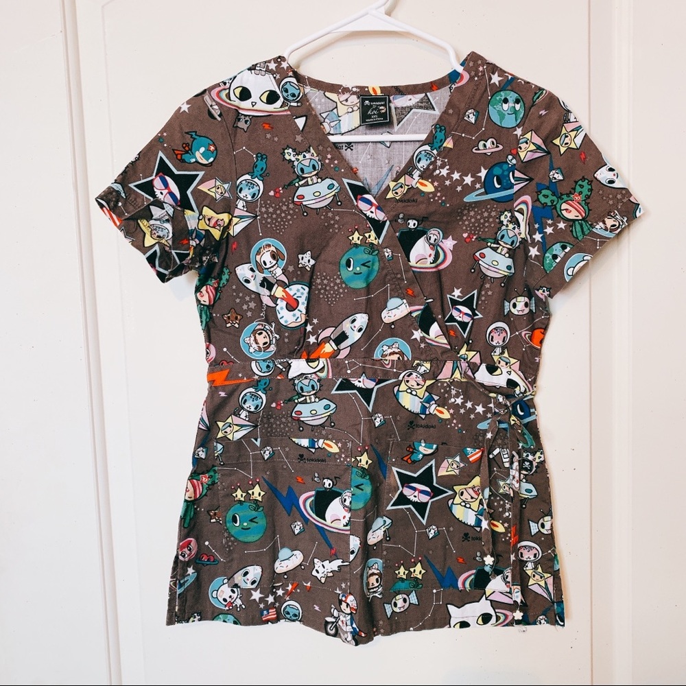 Koi Tokidoki Scrub Top